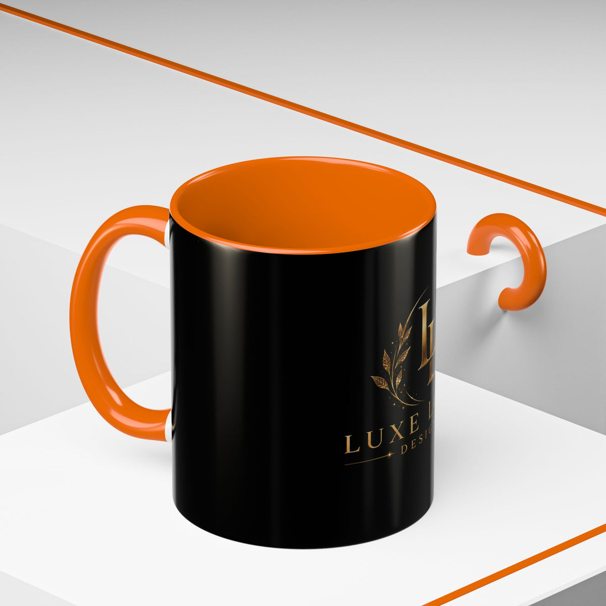 Luxe Gold Initial Mug