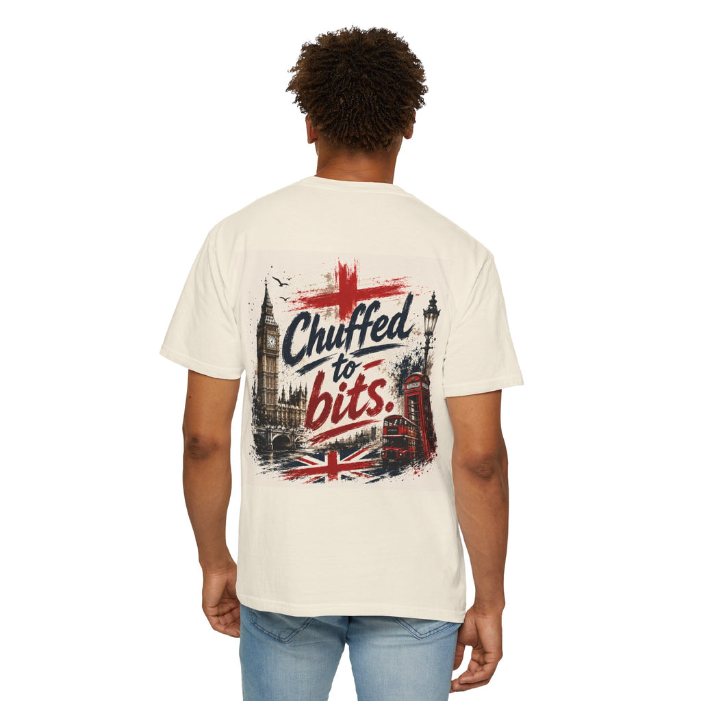Chuffed to Bits London Illustration T-shirt | Big Ben Phone Booth Union Jack