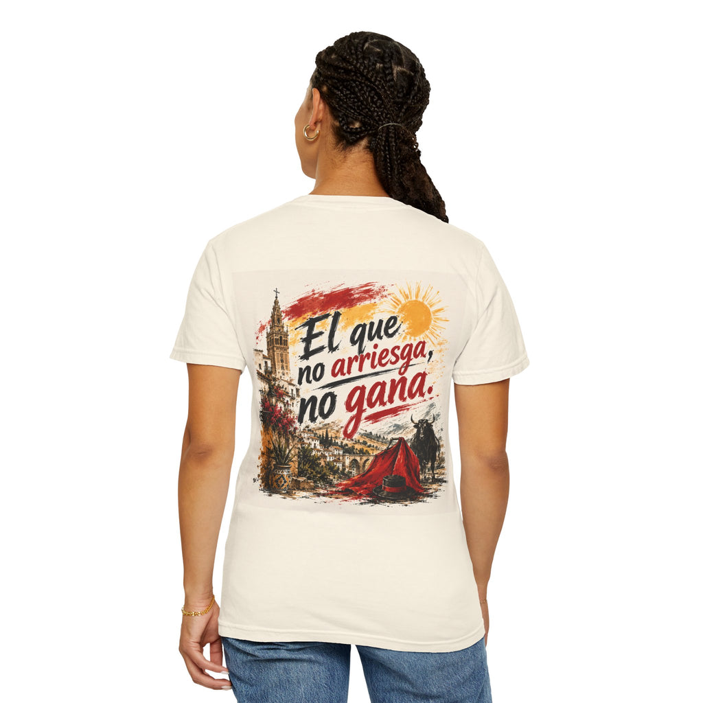 El que no arriesga no gana T-shirt | Spanish Quote Graphic Tee