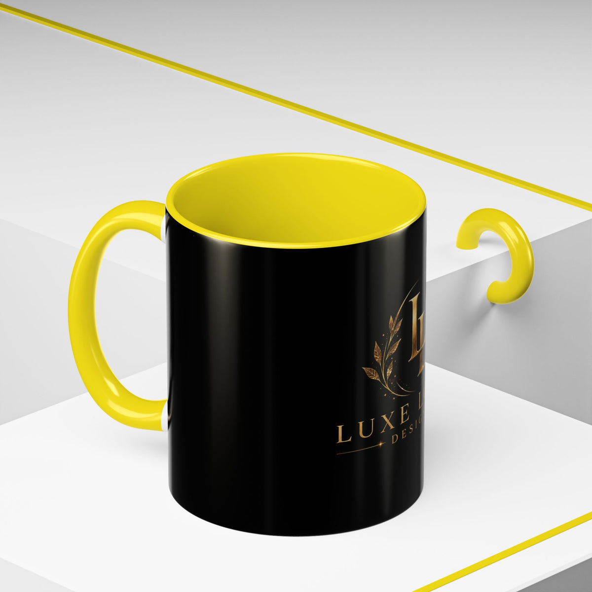Luxe Gold Initial Mug