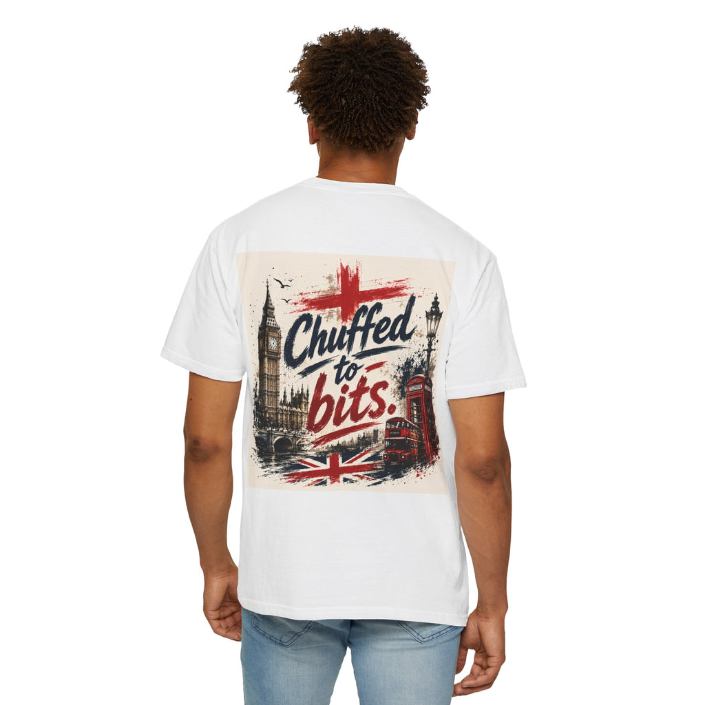 Chuffed to Bits London Illustration T-shirt | Big Ben Phone Booth Union Jack