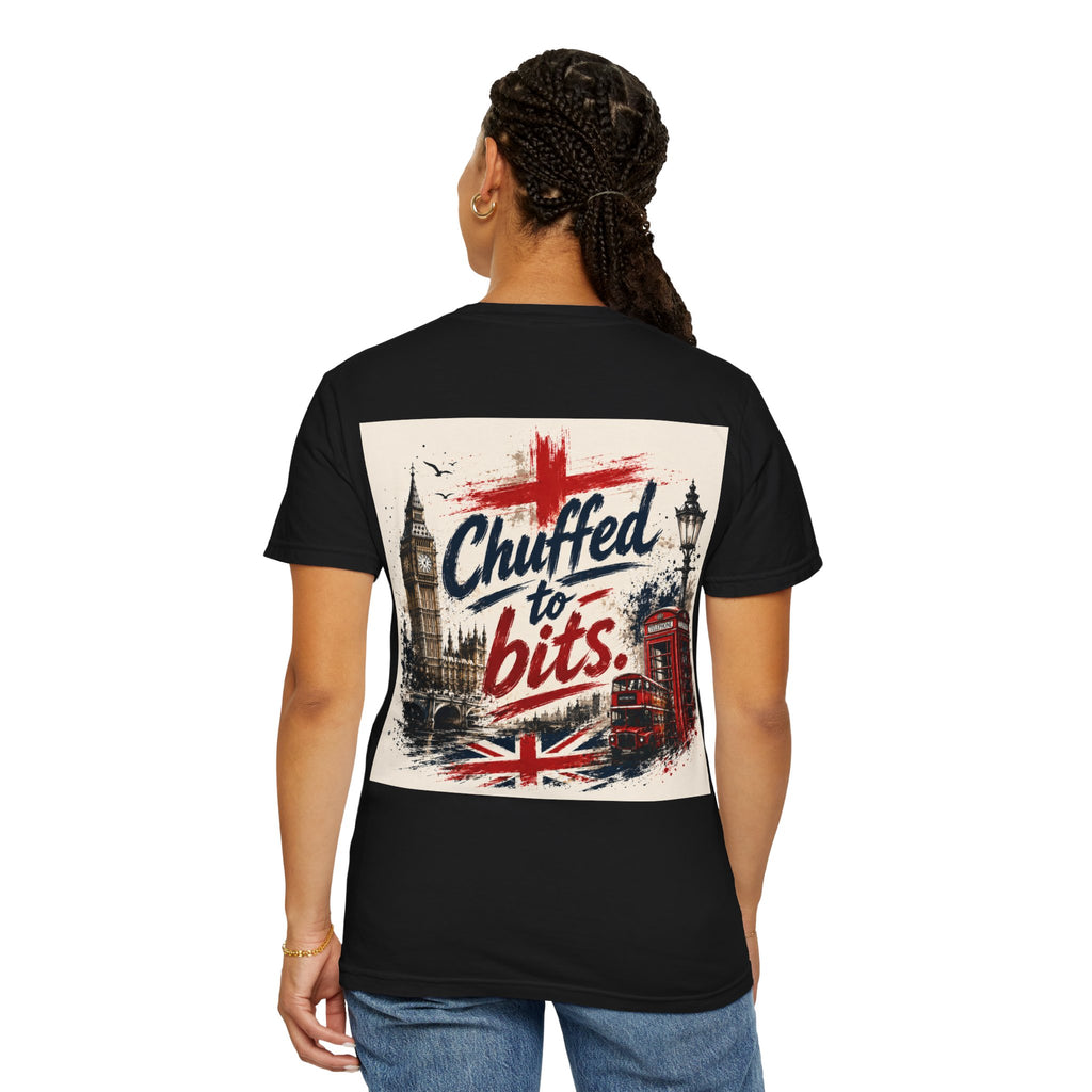 Chuffed to Bits London Illustration T-shirt | Big Ben Phone Booth Union Jack