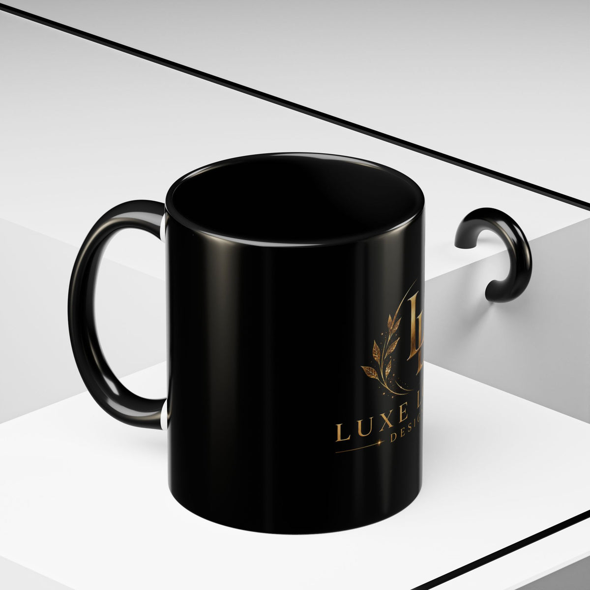 Luxe Gold Initial Mug