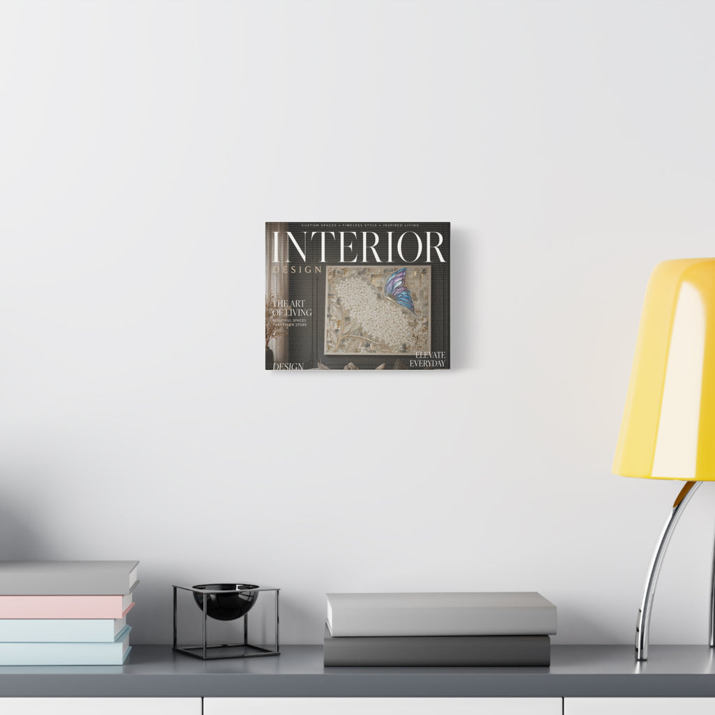 Butterfly Hydrangea Wall Art Canvas