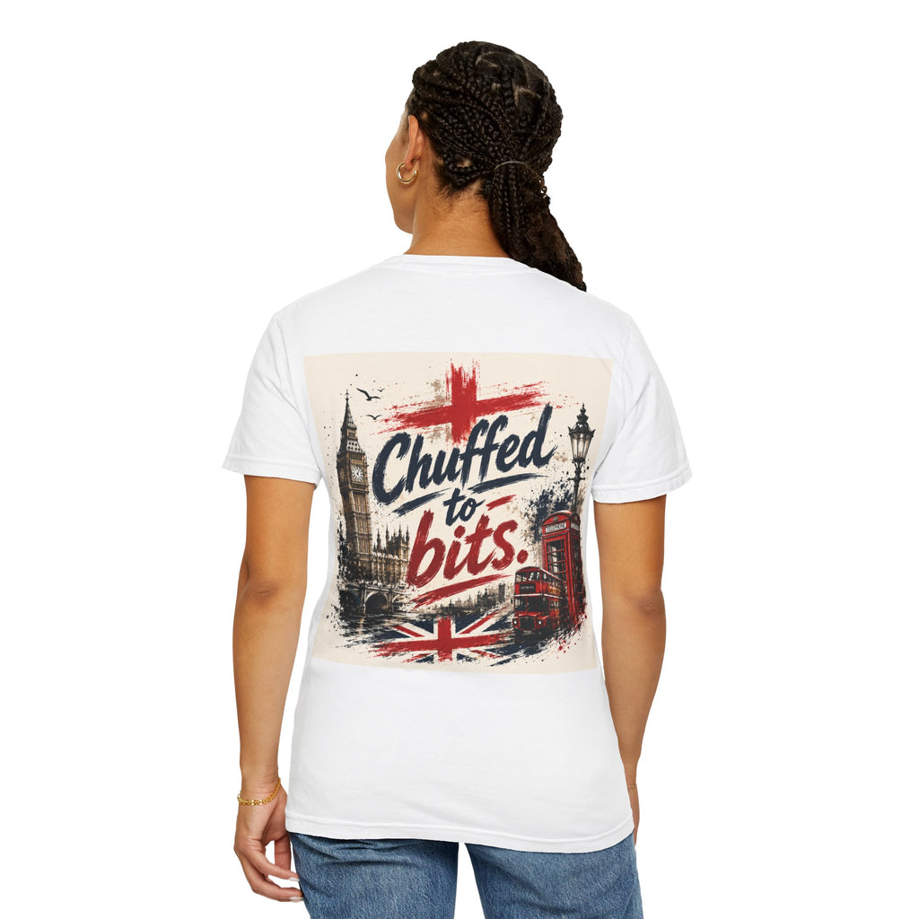 Chuffed to Bits London Illustration T-shirt | Big Ben Phone Booth Union Jack