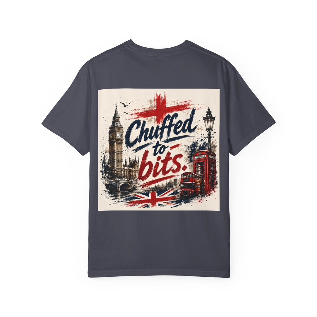 Chuffed to Bits London Illustration T-shirt | Big Ben Phone Booth Union Jack
