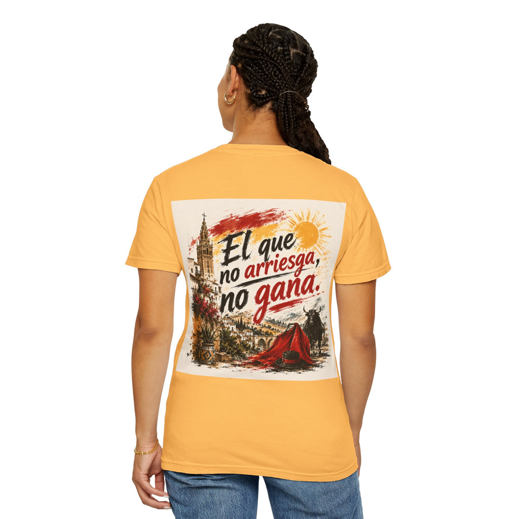 El que no arriesga no gana T-shirt | Spanish Quote Graphic Tee