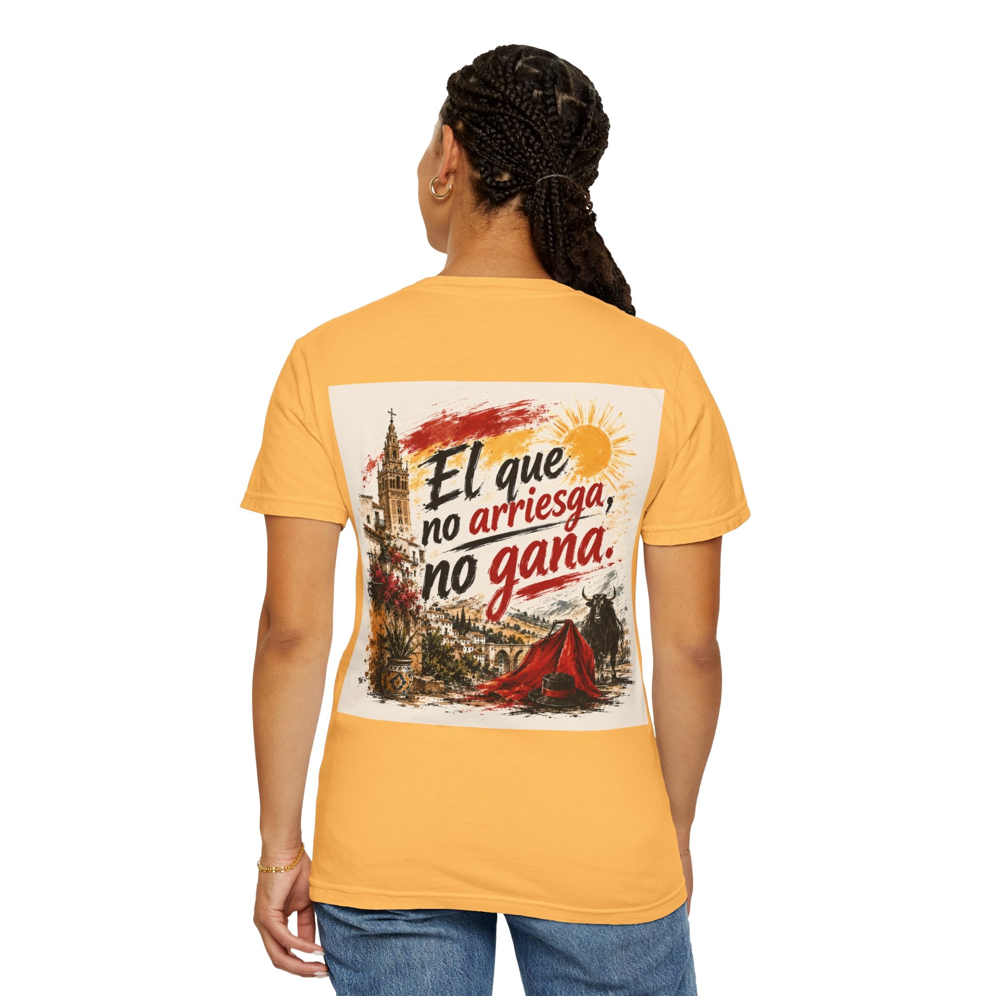 El que no arriesga no gana T-shirt | Spanish Quote Graphic Tee