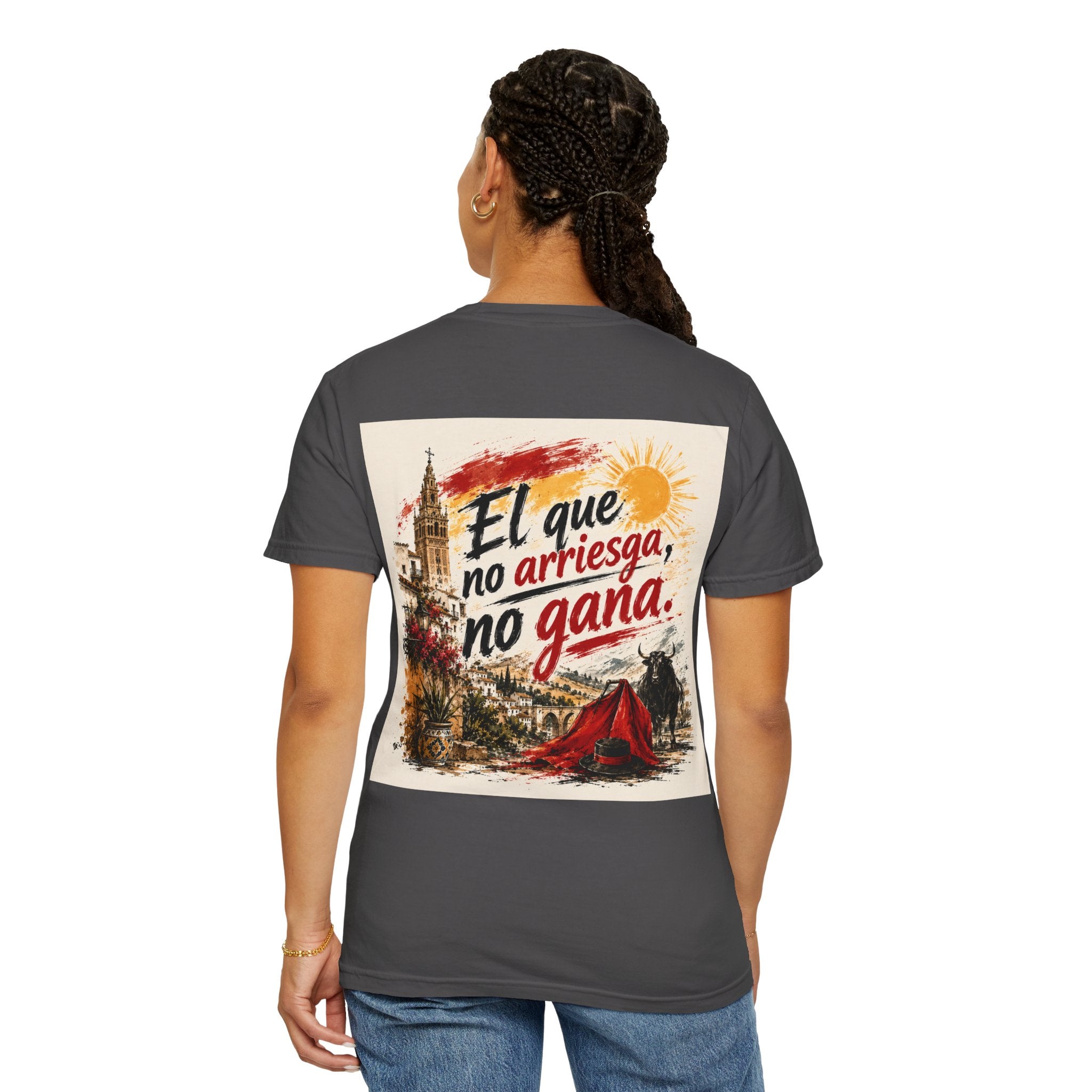 El que no arriesga no gana T-shirt | Spanish Quote Graphic Tee