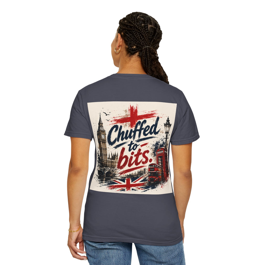 Chuffed to Bits London Illustration T-shirt | Big Ben Phone Booth Union Jack
