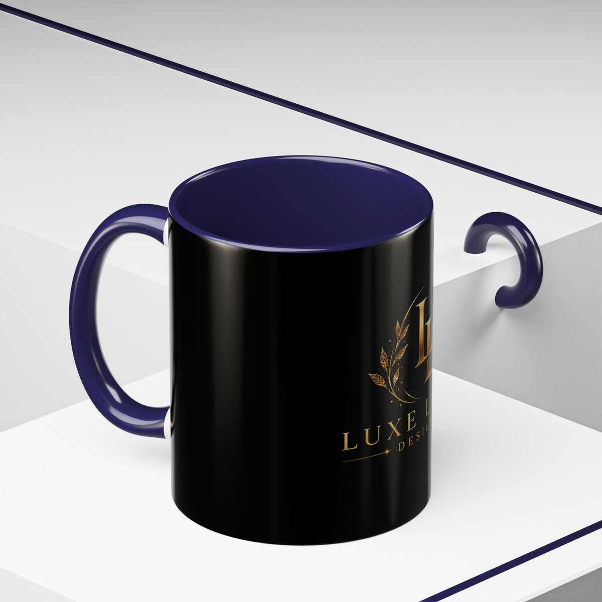 Luxe Gold Initial Mug
