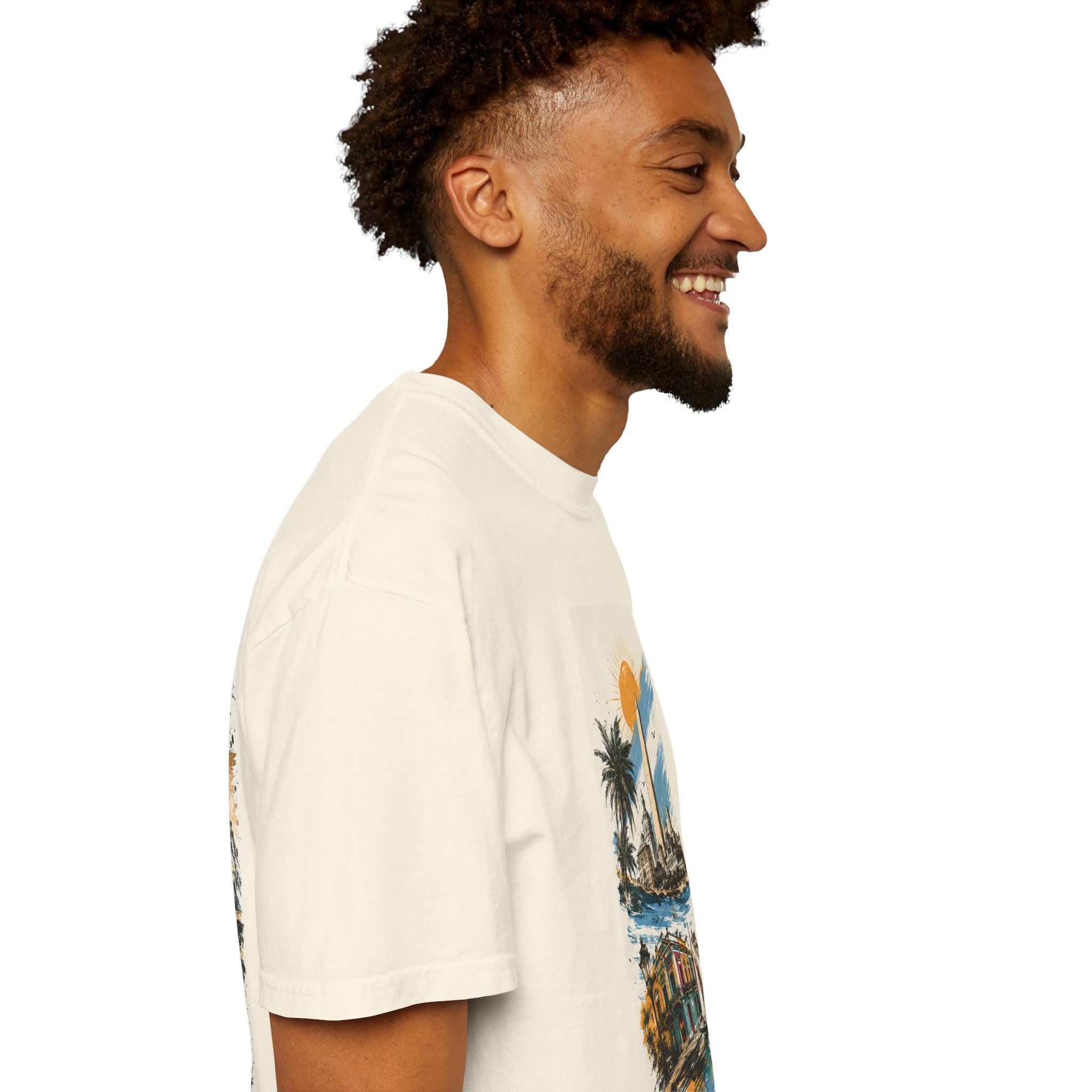 Donde Hubo Fuego Cenizas Quedan T-shirt | Sunset Cityscape Tee